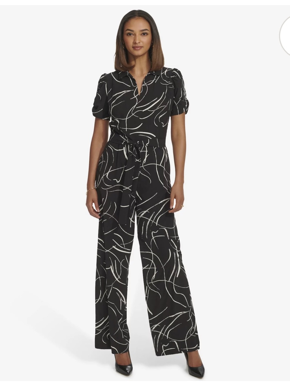 BNWT Harper Rose Rouched Sleeve Polo Jumpsuit